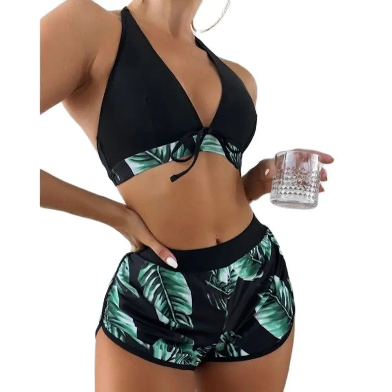 Canmol Tankini Set 2024: Sports Beach Wear, Women's Two-Piece Swimwear Girls Pool Suit