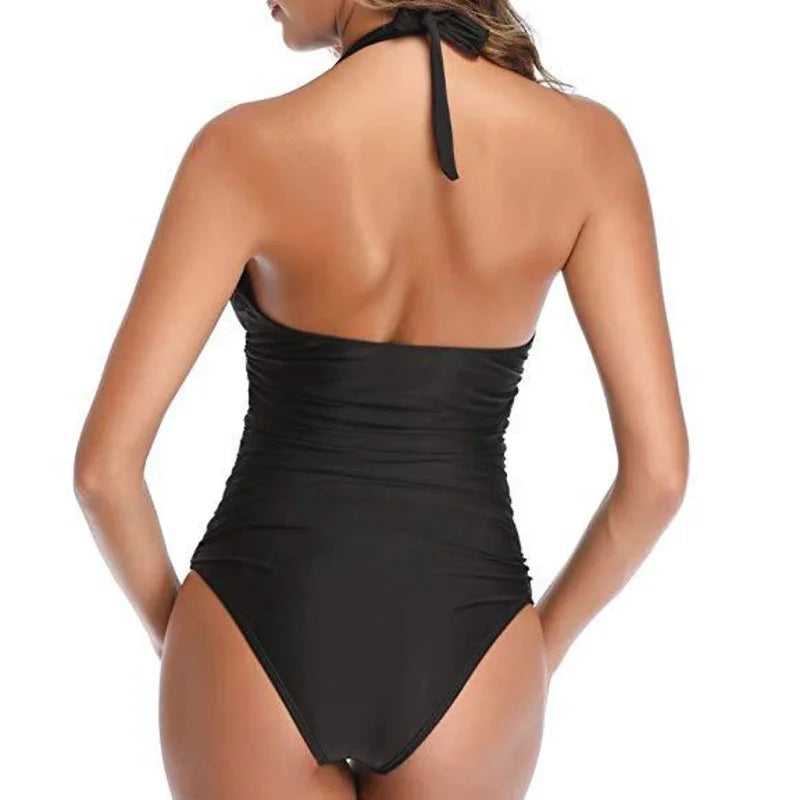 Canmol Push Up One Piece Swimwear for Women - Plus Size Bathing Suit