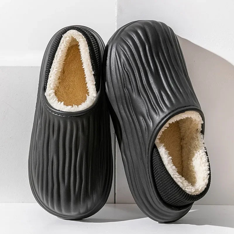 Canmol Waterproof Winter Slippers: Warm & Cozy Indoor/Outdoor Footwear for Women & Men