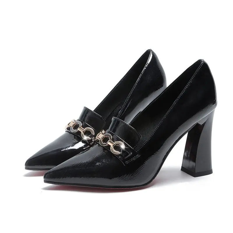 Canmol Pointed Toe High Heel Pumps: Stylish & Elegant Slip-On Dress Shoes