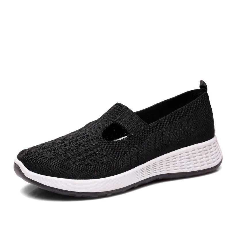 Canmol Women's Mesh Slip-On Loafers: Summer Breathable Casual Shoes