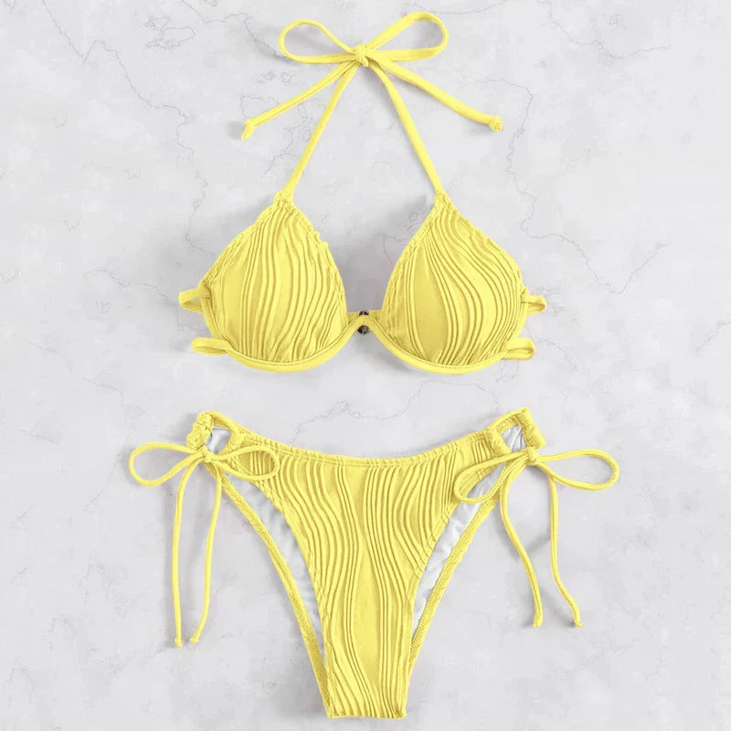 Canmol Summer Sexy Bikinis 2024 - Women's Push Up Swimwear Bikini Set