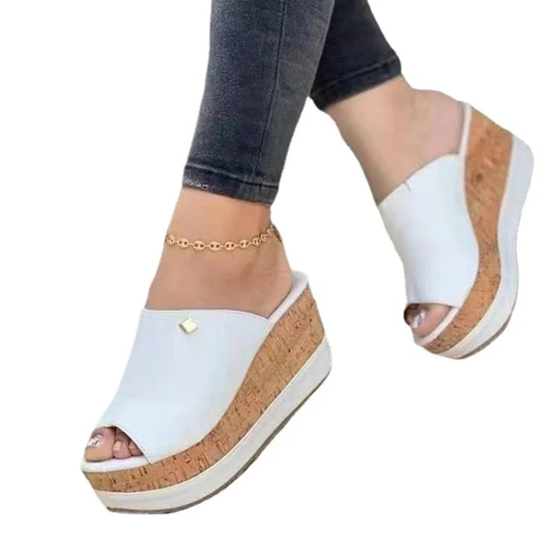 Canmol Summer Wedges Sandals: Stylish Platform Slippers for Women