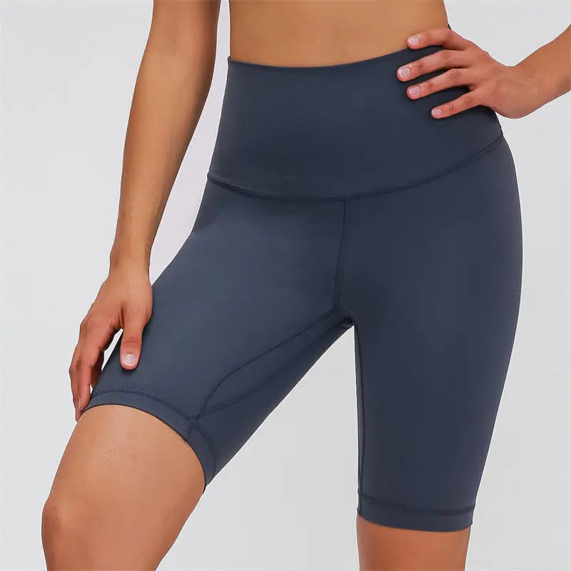 Canmol High Waist Yoga Shorts Brushed Material Women Cycling Super Soft Gym Compression Shorts