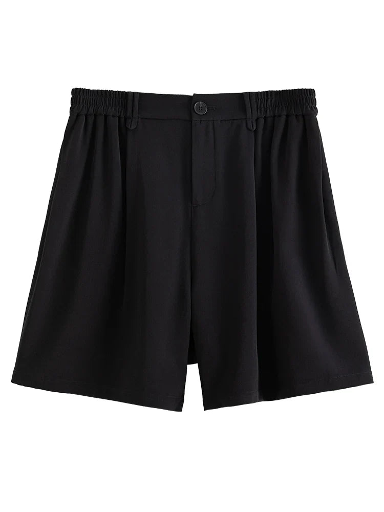 Canmol Women's Elastic Waist Casual Shorts - Summer 2023 Collection