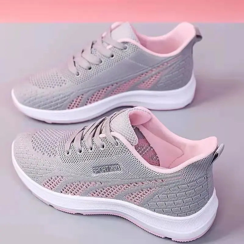 Canmol Women's Breathable Mesh Vulcanized Sports Shoes - Summer Fashion