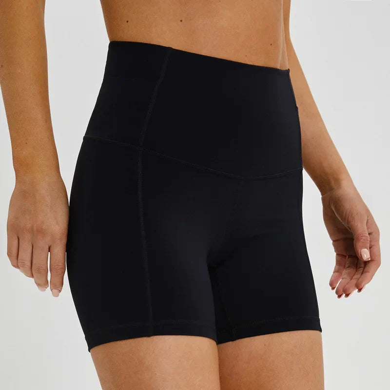 Canmol Women's Waist Pocket Biker Shorts for Comfortable Workouts