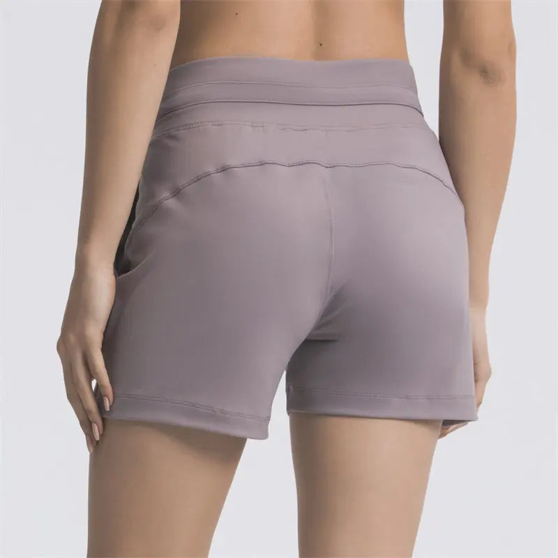 Canmol Summer Drawstring Casual Shorts with Pockets