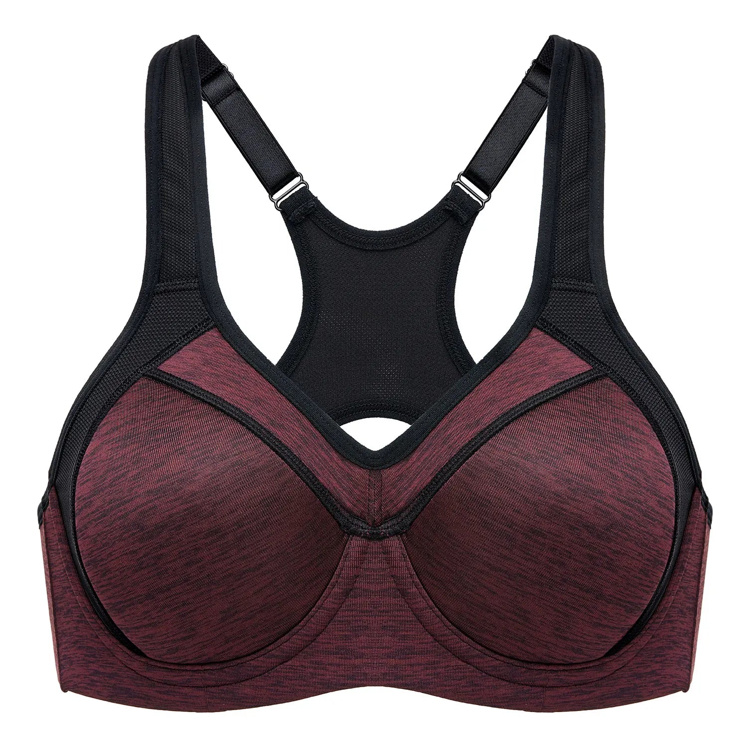 Canmol High Impact Racerback Push Up Sports Bra for Women Full Support