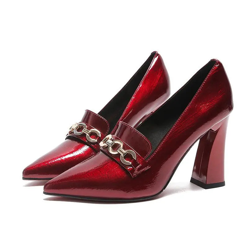 Canmol Pointed Toe High Heel Pumps: Stylish & Elegant Slip-On Dress Shoes