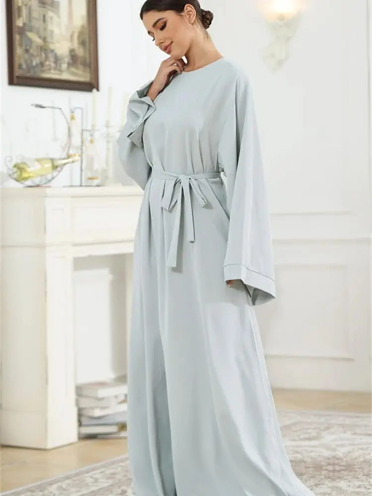 Canmol Ramadan Kaftan Abaya Dress Modest Muslim Women's Prayer Clothes